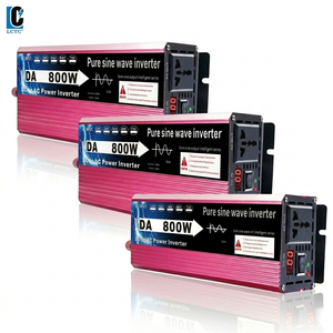 Convertisseur d'alimentation DC vers AC à onde sinusoïdale pure LCTC 12/24/48/60V, onduleur <span class=keywords><strong>800W</strong></span> <span class=keywords><strong>220V</strong></span>, <span class=keywords><strong>transformateur</strong></span> de tension certifié CE pour usage domestique - Product Image 3