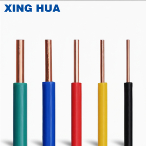 Fil <span class=keywords><strong>électrique</strong></span> en cuivre de haute qualité respectueux de l'environnement 450/750V BVR, isolé en PVC solide, pour le câblage des bâtiments et des centrales <span class=keywords><strong>électrique</strong></span>s - Product Image 1