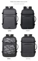 Mochila de Viaje Ergonómica para Portátil de 17.3 Pulgadas, Expandible, con Carga USB, Reflectante, Resistente al Agua y a Desgarros, con Diseño de Panal de Abeja