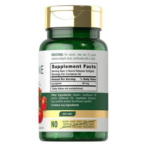 Pasokan OEM kualitas tinggi ekstrak tomat <span class=keywords><strong>Lycopene</strong></span> Softgel Capsules 500mg <span class=keywords><strong>Lycopene</strong></span> kapsul - Product Image 3