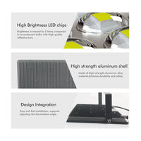 Projecteur LED à haute luminosité 30W-100W AC 200W, IP65 étanche, corps en aluminium pour extérieur, angle de faisceau de 120°, IRC 70, garantie 5 ans