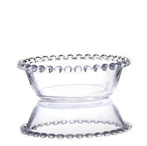 Juego de platos de mantequilla transparente de alta calidad, juego decorativo redondo de perlas, precio de fábrica al por mayor - Product Image 5