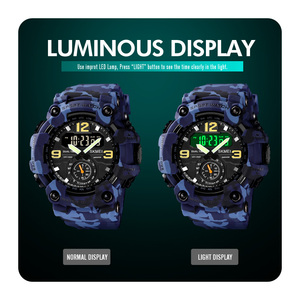 Orologio Sportivo Multifunzione SKMEI 1637 di Alta Qualità, Stile G-Shock, Impermeabile, con Ora Mondiale e Funzione Ora Legale - Product Image 1
