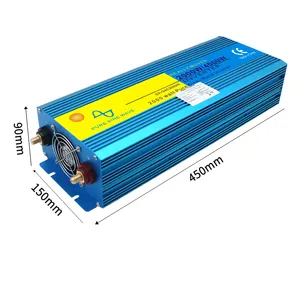 Convertisseur USB 2000w 4000w DC 24v à 230v 240v Onduleur rechargeable