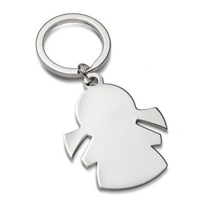 Portachiavi in argento per bambina con design a cuore, ideale per bambini e come regalo - Product Image 2