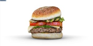 Wholesale Bespoke <strong>Giant</strong> Inflatable Hamburger Inflatable <strong>Food</strong> Models With Factory Price for Burger Shop Advertising - Product Image 3