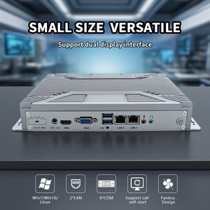 高性能インテルミニコンピュータJ6412 CPU DDR4 RAM SSD Fanlessクアッドコアプロセッサ耐久性のあるWin11産業用アプリケーション - Product Image 2