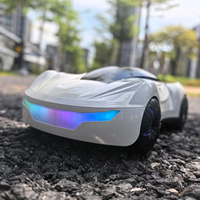 Voiture RC de drift FlytecRC Y19 2.4G Brushless 4x4 haute vitesse 4 canaux avec télécommande, éclairage RGB, double pulvérisation, portée de 50m, prête à l'emploi