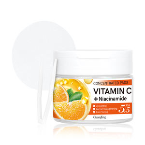 แผ่นโทนเนอร์สำหรับใบหน้าวิตามินซีและไนอาซินาไมด์ใหม่เพิ่มความกระจ่างใสให้กับใบหน้ารอยสิวรอยด่างดำแผ่นผ้าฝ้ายควบคุมน้ำมันสำหรับโทนเนอร์ - Product Image 6