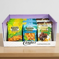 Présentoir de comptoir en carton ondulé personnalisé pour la vente au détail (CDU/PDQ) – Étagère pour vitamines, chips, snacks, conserves, céréales, bonbons gélifiés