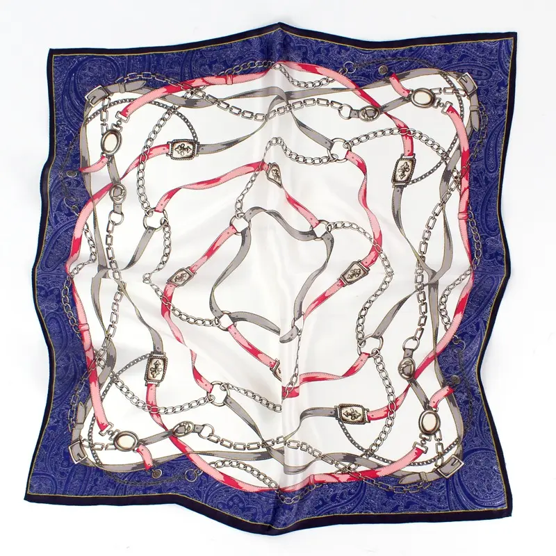 12 14 16MM Designer Customized Square Luxury Wholesale Silk Scarves Custom Printing Mulberry Silk Scarf Pure Silk 100% for women