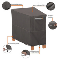 Vente en gros d'usine OEM ODM tissu Oxford tout temps couverture de meubles de patio 12 pouces couverture de table d'extérieur en coin