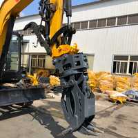 Grappin hydraulique rotatif pour excavatrice de haute qualité pour la préhension du bois de qualité supérieure