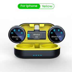 Micrófono Lavalier inalámbrico para iPhone Android Tablet Lapel Micrófono inalámbrico para grabación de video Vlog Entrevista - Product Image 6