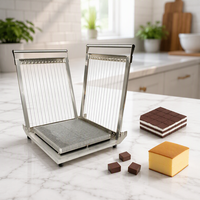 Machine à découper le chocolat en acier inoxydable 304 pour confiserie, coupe-gâteau brownie, diviseur alimentaire