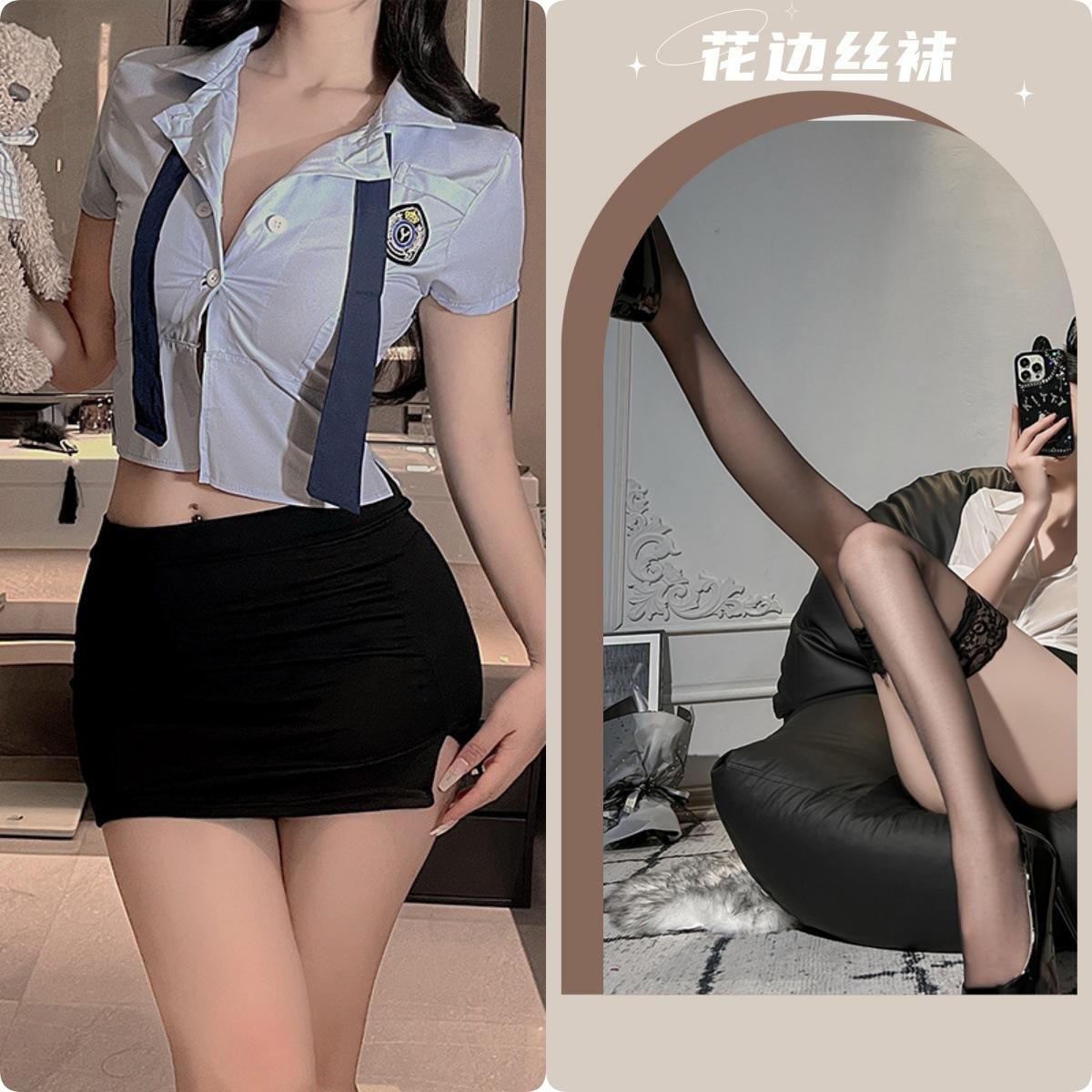 Set + Black Stockings