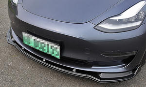 Kit de parachoques delantero para coche, alerones <span class=keywords><strong>Mods</strong></span> brillantes compatibles con Tesla modelo 3, 2017, 2018, 2019, 2020, 2021, 2022, accesorios - Product Image 5