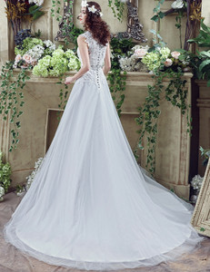 Robe de mariée grande taille, coupe A-line, robes de mariée africaines, collection 2022, L30267 - Product Image 6