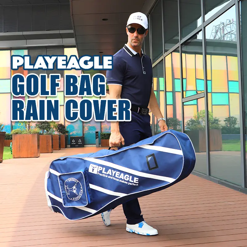 PLAYEAGLE Golf Bag Rain Cover Waterproof Golf Bag Cover Custom Golf Travel Bag