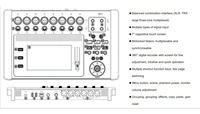 Système de sonorisation professionnel complet, mélangeur numérique portable 16 canaux, système de sonorisation extérieur