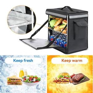 Travel Insulate Picnic Ice <b>Cooler</b> <b>Backpack</b> Catering Bag Thermal Pizza Food Delivery <b>Backpack</b> - Product Image 5