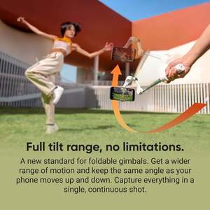 Stabilisateur de téléphone pliable Insta360 Flow 2 Pro en alliage d'aluminium gris pierre avec suivi IA pour iPhone 12-16 - Product Image 6