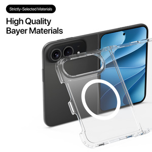 Custodia magnetica <span class=keywords><strong>trasparente</strong></span> per <span class=keywords><strong>iPhone</strong></span> Fold, <span class=keywords><strong>cover</strong></span> posteriore anti-caduta due in uno in TPU per Apple Fold Screen - Product Image 5