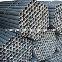 Tube de tuyau rond Tube en acier à faible teneur en carbone pour construire une serre agricole/tuyau en acier au carbone