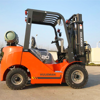 Chariot élévateur à fourche de 2 tonnes, 3 tonnes, 3000 kg, à essence, au gaz propane, avec certification EPA pour la marque japonaise Shimadzu