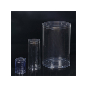 Factory direct sale clear transparent plastic cylinder for products packaging