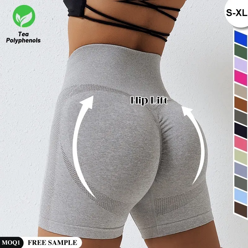 Yoga Seamless Tight Leggings Sport Fitness Gym Short Sets Custom Clothing For Women Active Wear Workout Clothes Lady Sportswear