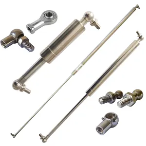 anti-corrosion stainless steel gas lift spring with eye end and ball bracket