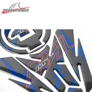 Custom Groothandel Carbon Fiber 3D Motorfiets Brandstoftank Sticker Decals Voor Yamaha M-Slaz Accessoires