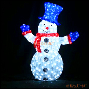 Giant LED Snowman Christmas <b>Light</b> Waterproof Motif Decoration Santa Reindeer Yard Garden Holiday Display - Product Image 3