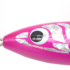 Leurre de pêche en bois pour gros poissons, appât flottant pour la pêche à la traîne, appâts flottants pour la surface de l'eau, coquille d'ormeau - Product Image 3