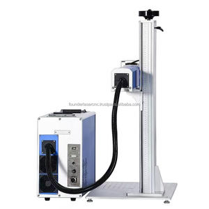 Vente flash : machine de marquage laser à fibre en acier inoxydable à gravure profonde 20-100W, tête Galvo Sino, prise en charge AI/BMP/DXF, gravure de bijoux - Product Image 2