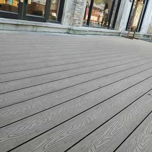 Tableros de cubierta de Wpc para exteriores, cubierta compuesta de plástico y madera, Wpc impermeable, terraza para exteriores, baldosas de estacionamiento de Wpc - Product Image 3