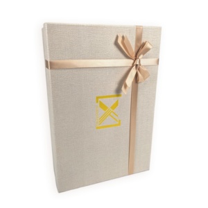 Hộp Cứng Tùy Chỉnh Thân Thiện Môi Trường Với Nắp & Đáy – Bao Bì Quà Tặng Nến, Thiết Kế Có Thể Tái Sử Dụng, Logo Pha Lê Vàng/Bạc, - Product Image 5