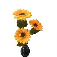 Lampes solaires modernes pour l'extérieur, lampes à fleurs pour cour, décor de balcon et de jardin, éclairage paysager, piquets lumineux d'ambiance