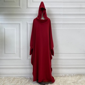 6399# Factory Price High Quality Muslim Ramadan Girls Kids Malaysia Pray Thobe Long Dress - Product Image 5