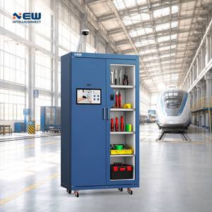 Gabinete de Herramientas RFID para Mantenimiento Ferroviario, Doble Puerta, Seguimiento de Herramientas para Locomotoras y Vías, Diseño Robusto para Depósitos de Servicio - Product Image 1
