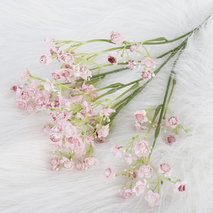 Flores Artificiales de Baby's Breath, de Plástico y Seda, de Alta Simulación, para Decoración de Bodas, Ramo de Estilo Cielo Estrellado Multicapa - Product Image 3