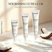 Huile pour cuticules en tube, parfum jasmin, coffret cadeau de luxe, qualité professionnelle, élégant, kit de manucure nourrissant et réparateur