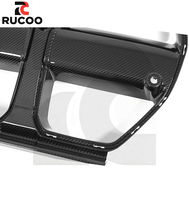 Grille de radiateur en fibre de carbone sèche style V pour BMW G80 G81 M3 G82 G83 M4, garniture de cadre, pièces automobiles, kits carrosserie, amélioration aérodynamique avant