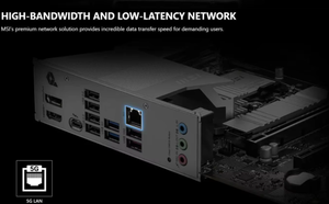 Placa Base <span class=keywords><strong>PRO</strong></span> B860-P ATX, DDR5, 256 GB, PCIe 5.0, M.2, <span class=keywords><strong>5G</strong></span> LAN, ThunderBolt4, LGA 1851, Nueva para Ordenador de Escritorio - Product Image 5