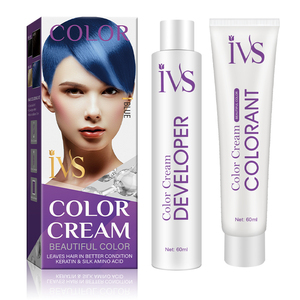 IVS Manufacturer Supply Pink <strong>Hair</strong> Color Cream Permanent Ammonia Free Italian <strong>Hair</strong> Color <strong>Hair</strong> <strong>Dye</strong> Cream - Product Image 2