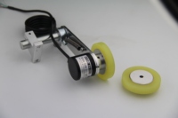 Kit d'encodeur rotatif avec roue de mesure en polyuréthane et support à ressort |   Compteur de longueur haute précision pour convoyeurs industriels IP65