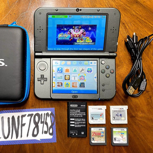 Consola de Juegos Portátil 3DS XL Original Reacondicionada con Wi-Fi, Juegos Gratis, USA/EUR, Zelda, Super Smash Bros, ARM11/ARM9 - Product Image 3