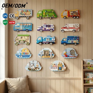 Giocattoli da parete in legno a forma di veicoli |   Oltre 100 Design |   Educativo <span class=keywords><strong>Montessori</strong></span> STEM |   Gioco Sensoriale Interattivo |   Età 2-13 anni |   Disponibile in Magazzino - Product Image 1