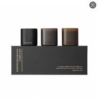 Coffrets Cadeaux de Bougies Parfumées en Verre 3 Types – Bougies en Cire de Soja pour Célébrations, Dates Spéciales et Décorations d'Intérieur